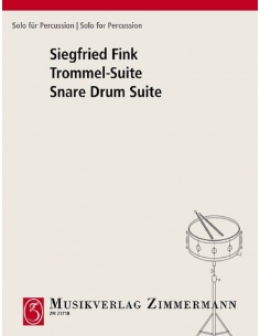 Trommel-Suite, snare drum suite - Siegfried FINK.