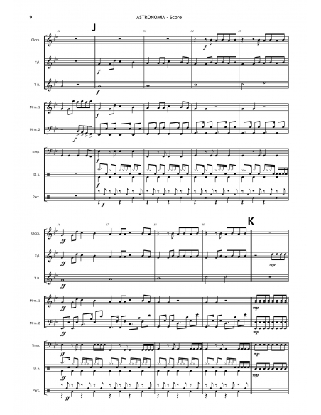 Astronomia (Coffin Dance) - Arr. Simon Forster - HITS in PERCUSSION