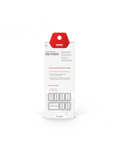 EQ Pods - gels atténuateurs d'harmoniques - EVANS
