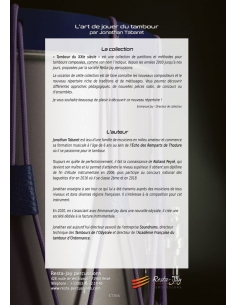 L'art de jouer du tambour - Jonathan TABARET. Traditional drum method. 2