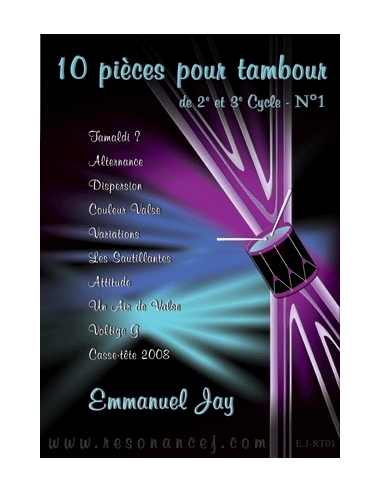 10 pieces for solo french military drum - Emmanuel JAY