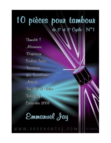 10 pièces pour tambour - Emmanuel JAY