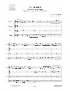Deuxième fugue, de la Toccata N° 1 - Jean-Sébastien Bach 2
