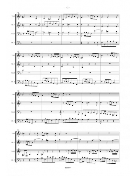 Deuxième fugue, de la Toccata N° 1 - Jean-Sébastien Bach