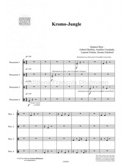 Kromo Jungle - Quatuor Beat