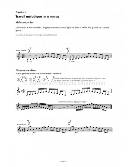 Les claviers de percussion de deux à quatre - Volume 1 - Th. Vandevenne