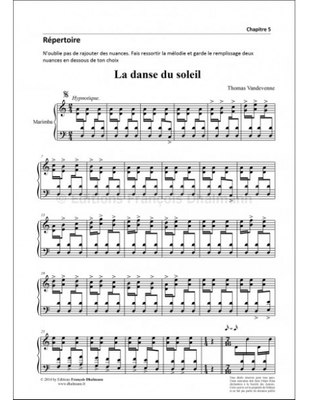 Les claviers de percussion de deux à quatre - Volume 2 - Th. Vandevenne