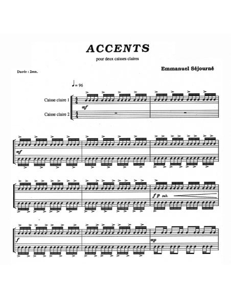 Accents E. Séjourné