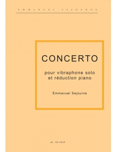Concerto pour vibraphone solo et réduction piano