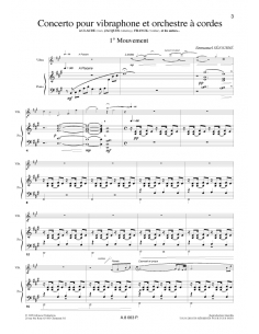 Concerto pour vibraphone solo et réduction piano 2