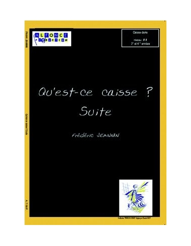 Qu est-ce caisse ? Suite - Frédéric JEANNIN