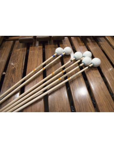 レスタ マリンバマレット エマニュエル・セジョルネ モデル Resta-Jay Mallet Emmanuel Sejourne Blue MTES01R (ラタン柄