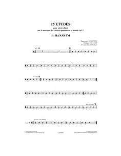 15 etudes pour caisse-claire (avec CD) - E. Séjourné 2