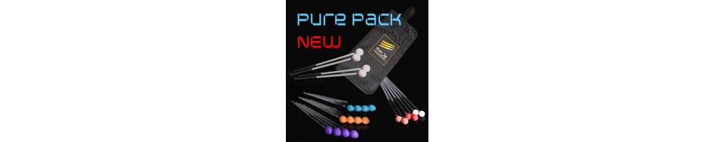 Resta-Jay Pure Pack - composable Pure Color and timpani mallets pack
