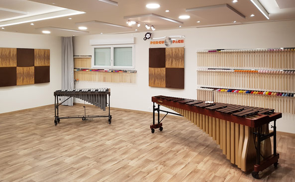 Essais Baguettes de percussion - Show Room - RESTA - JAY