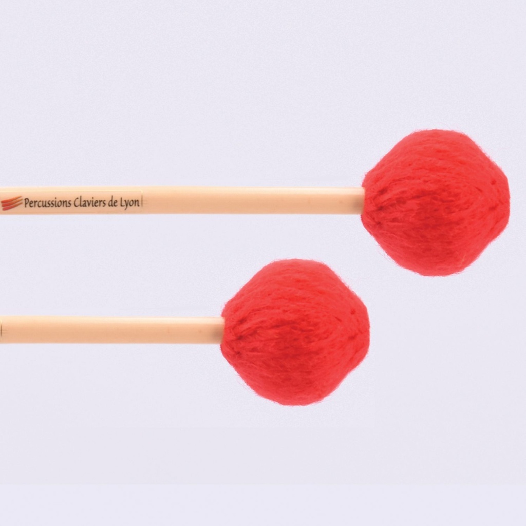 Marimba Mallets BASS Signature Percussions Claviers de Lyon - 03 Soft - quite heavy