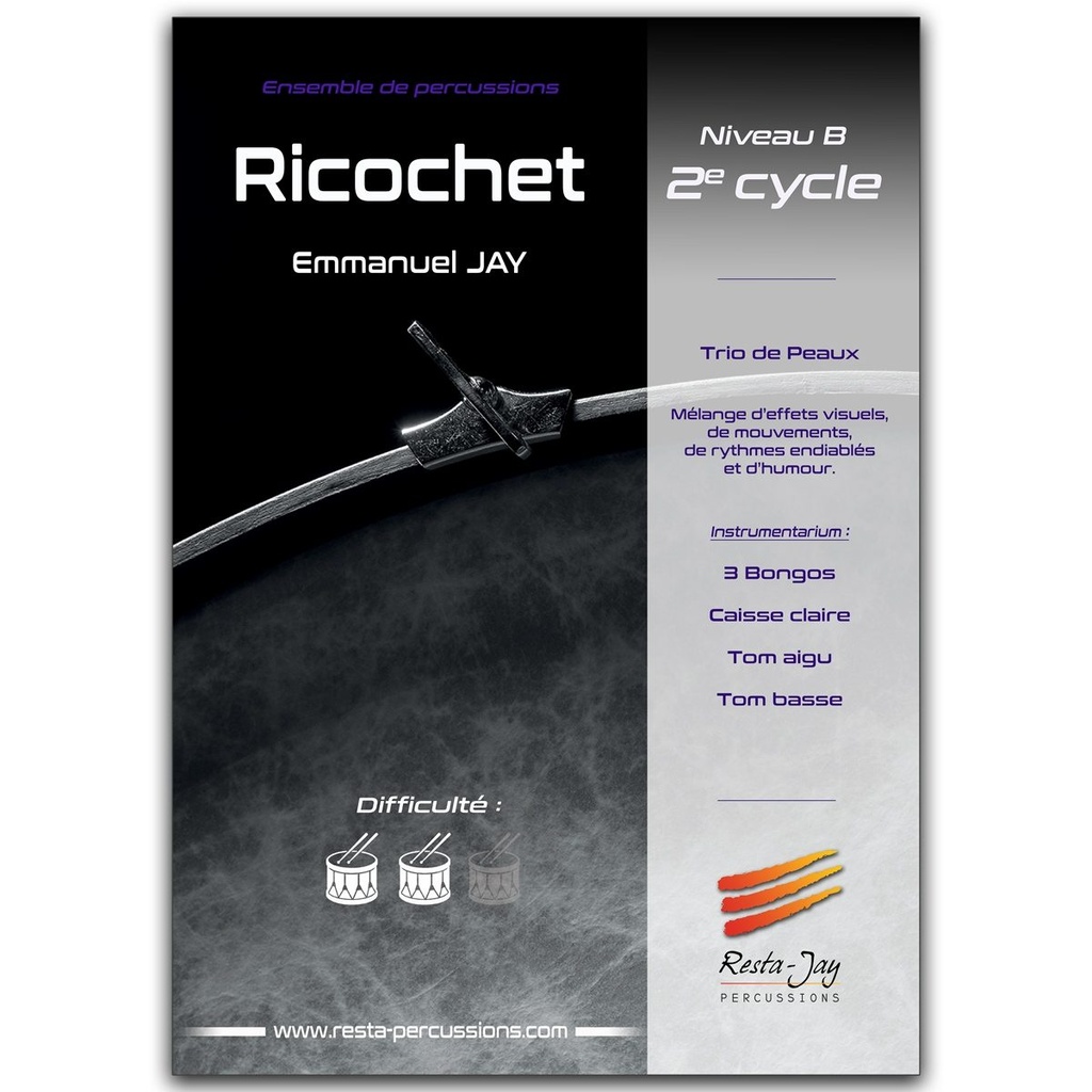 Ricochet - Trio de percussions | JAY E.