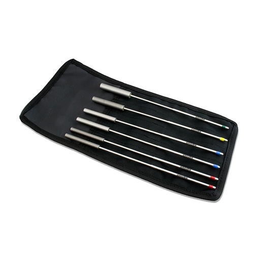 [GROV-TBTD-RJ-Set6] Pack ofluxe de 6 Triangle Beaters Tubular GROVER – Stainless steel