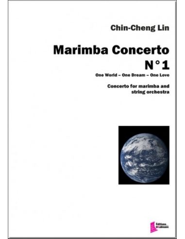 [FD0348STO] Marimba Concerto N°1. Pour marimba et orchestre à cordes | LIN C-C.
