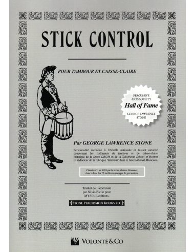 [VOLMB314] Stick control pour tambour et caisse claire | VERSION FRANCAISE | STONE G.L.