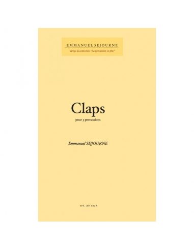 [A8015P] Claps | SEJOURNE E.